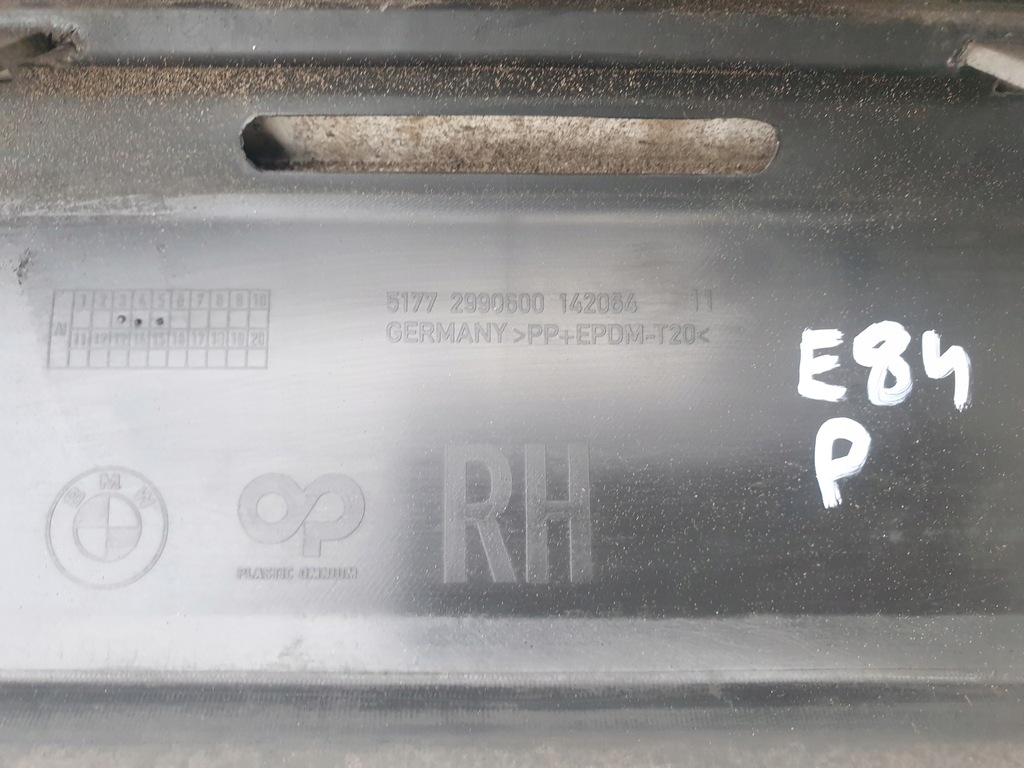 фото №10, Bmw x1 e84 молдинг накладка защита порог правая 2990600 oryg