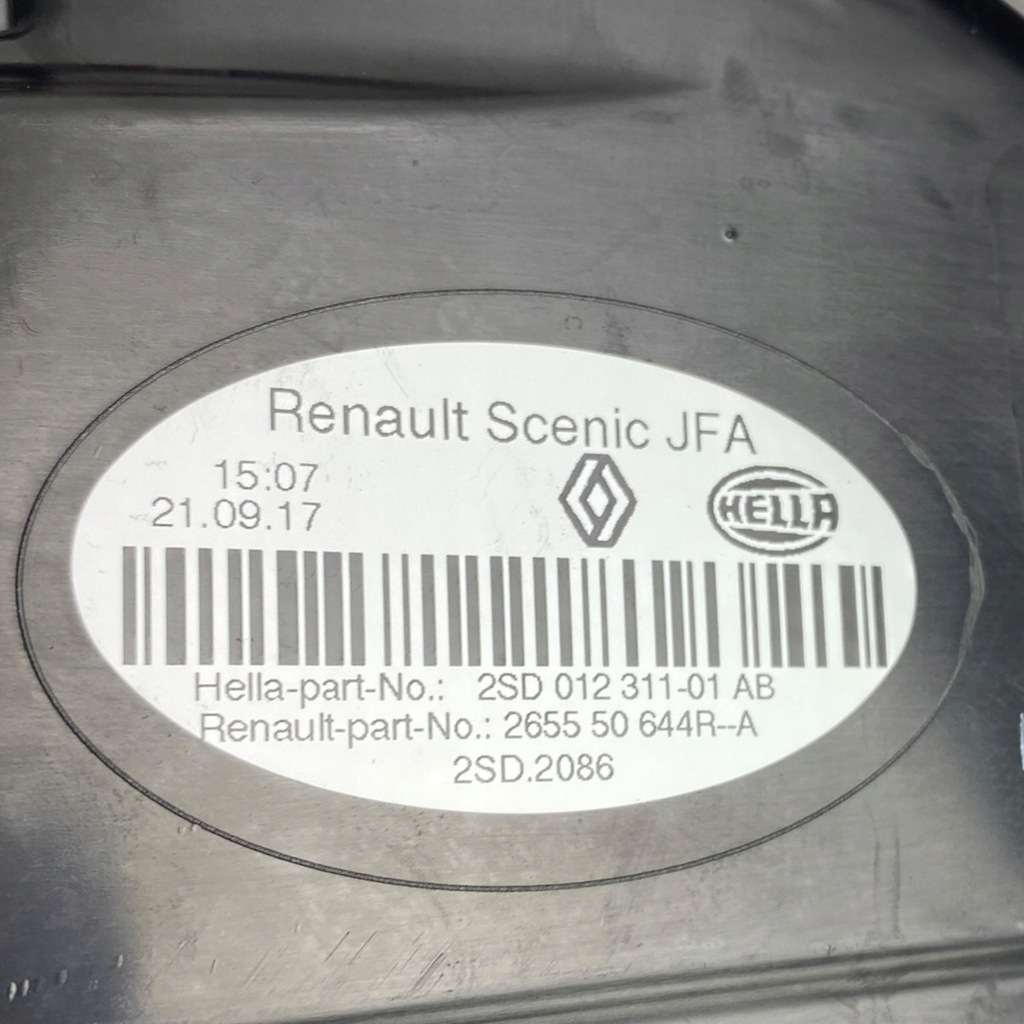 фото №13, Лампа задня ліва renault scenic iv led 265550644r