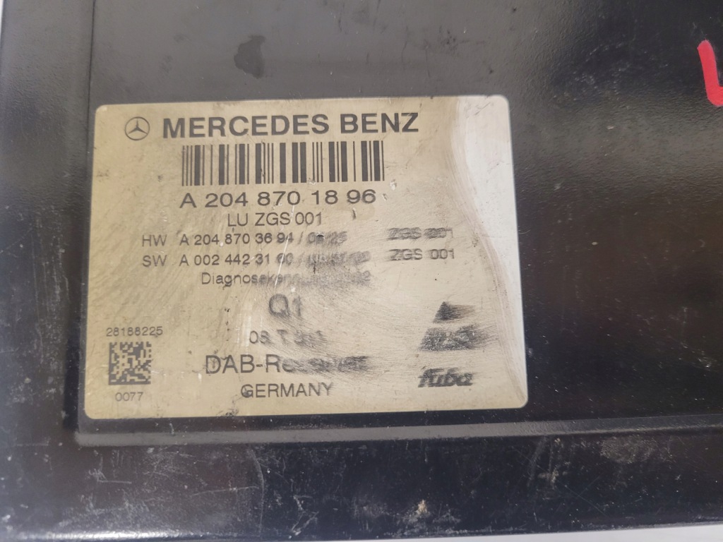 фото №3, Mercedes w207 модуль блок керування радіо dab a2048701896