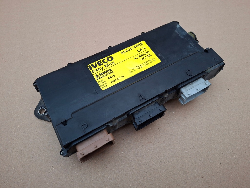 фото №8, Iveco модуль блок керування світла easy mux 02.886.30 504300982