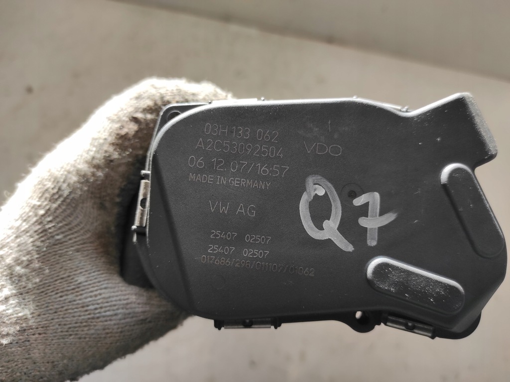 фото №5, Audi q7 4l 05- 3.6fsi дроссельная заслонка 03h133062