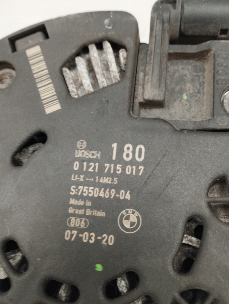 Bmw e87 генератор 0121715017 Зі Шроту
