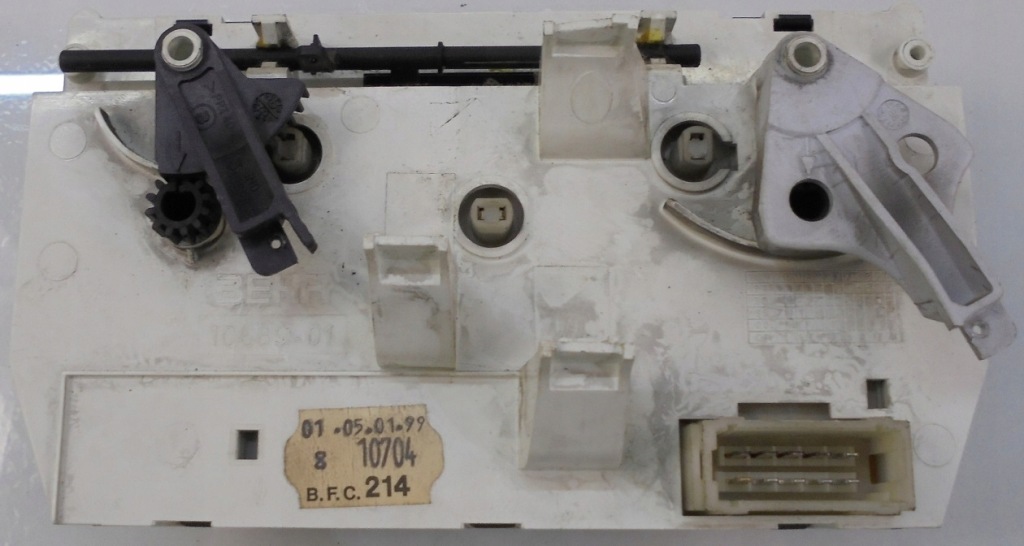 фото №2, Peugeot 206 98 r панель обдув кондиціонера