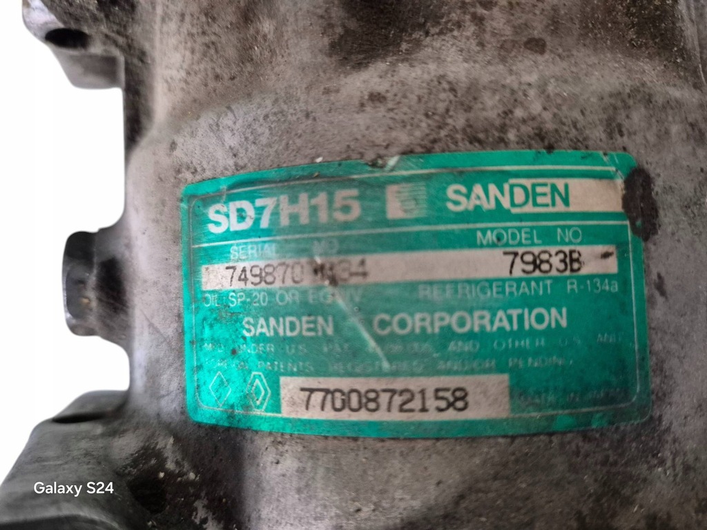 фото №8, Mitsubishi carisma компрессор компрессор кондиционера a/c 7700872158