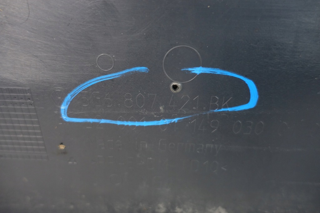 Vw volkswagen golf vii 7 5g рестайлинг  fl 2017- бампер задний  задний 5g6807421bk Доставка