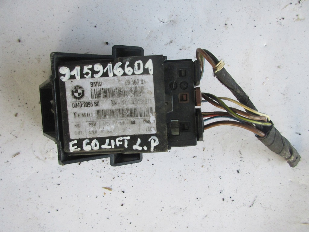 фото №1, Модуль блок управления сиденье перед левый bmw e60 lift 915916601