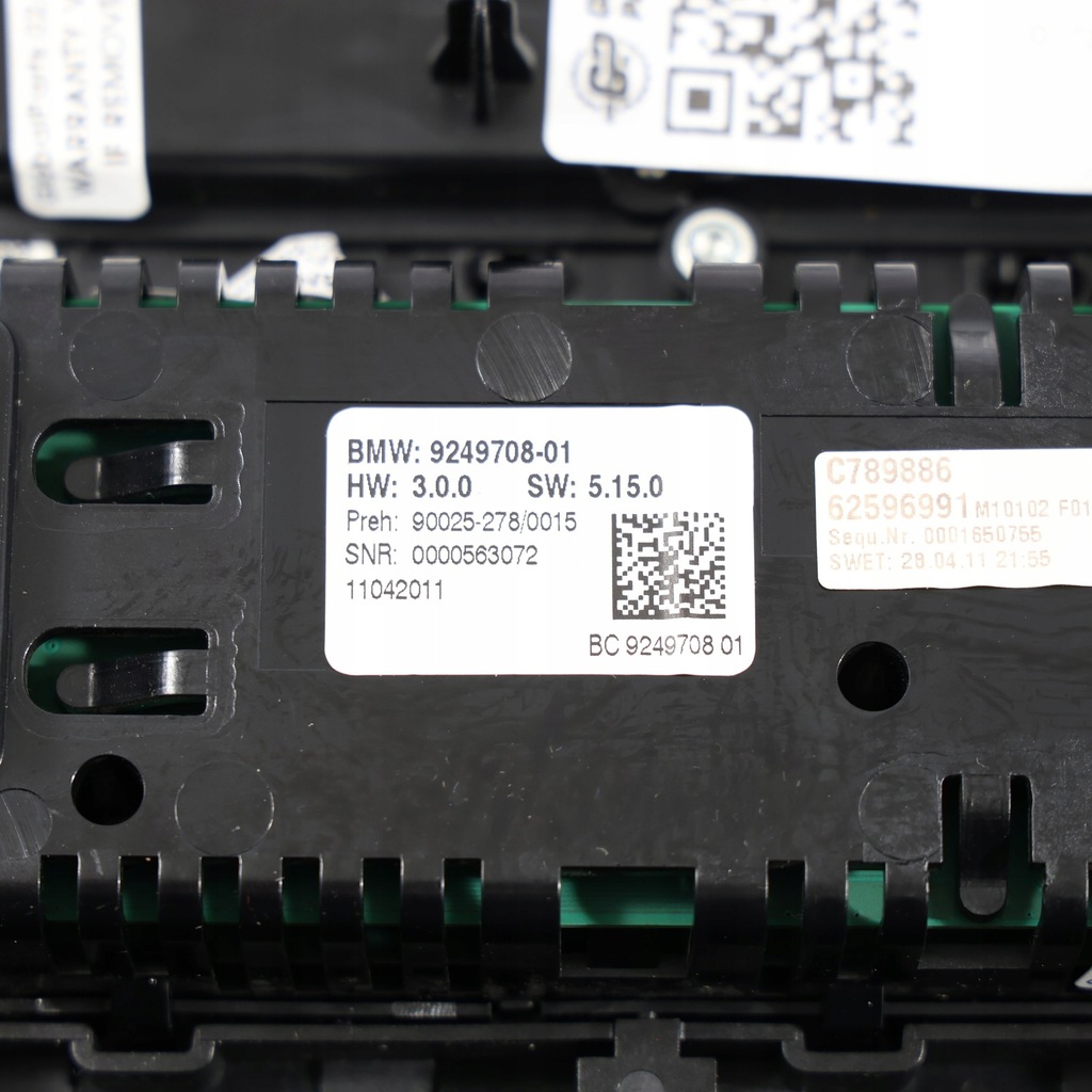 фото №12, Bmw f10 f11 панель управление радио кондиционера переключатели szary 9249708