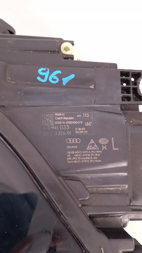 фото №8, Audi a6 c8 4k0941033 led лампа лівий перед передня