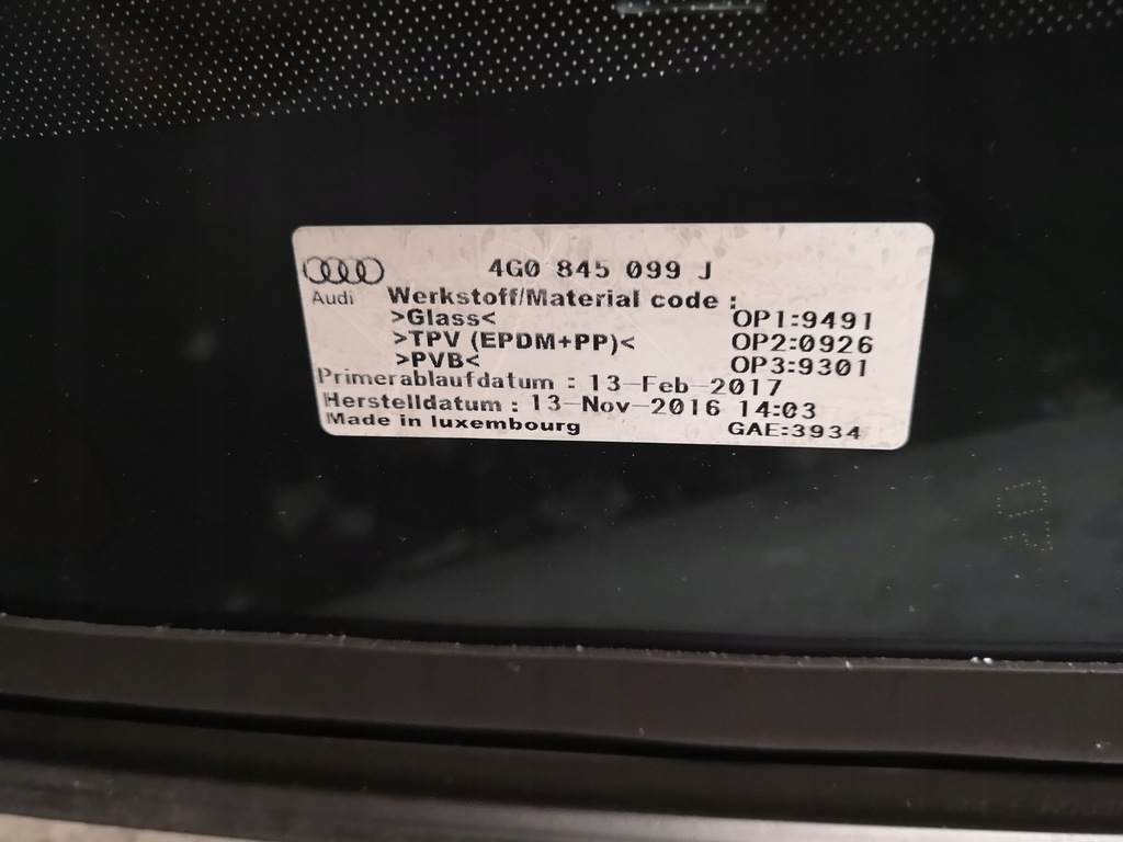 фото №15, Стекло перед audi a6 c7 4g0845099j acoustic камера