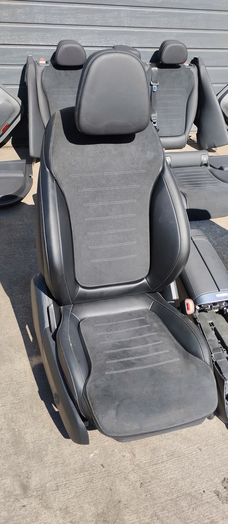 фото №15, Сиденья заднее сиденье mercedes c klasa w206 kombi кожа alcantara комплект