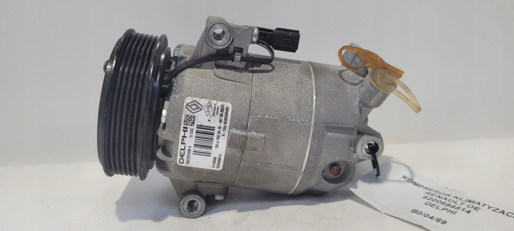 фото №2, Компрессор кондиционера renault оригинальный номер 8200688814