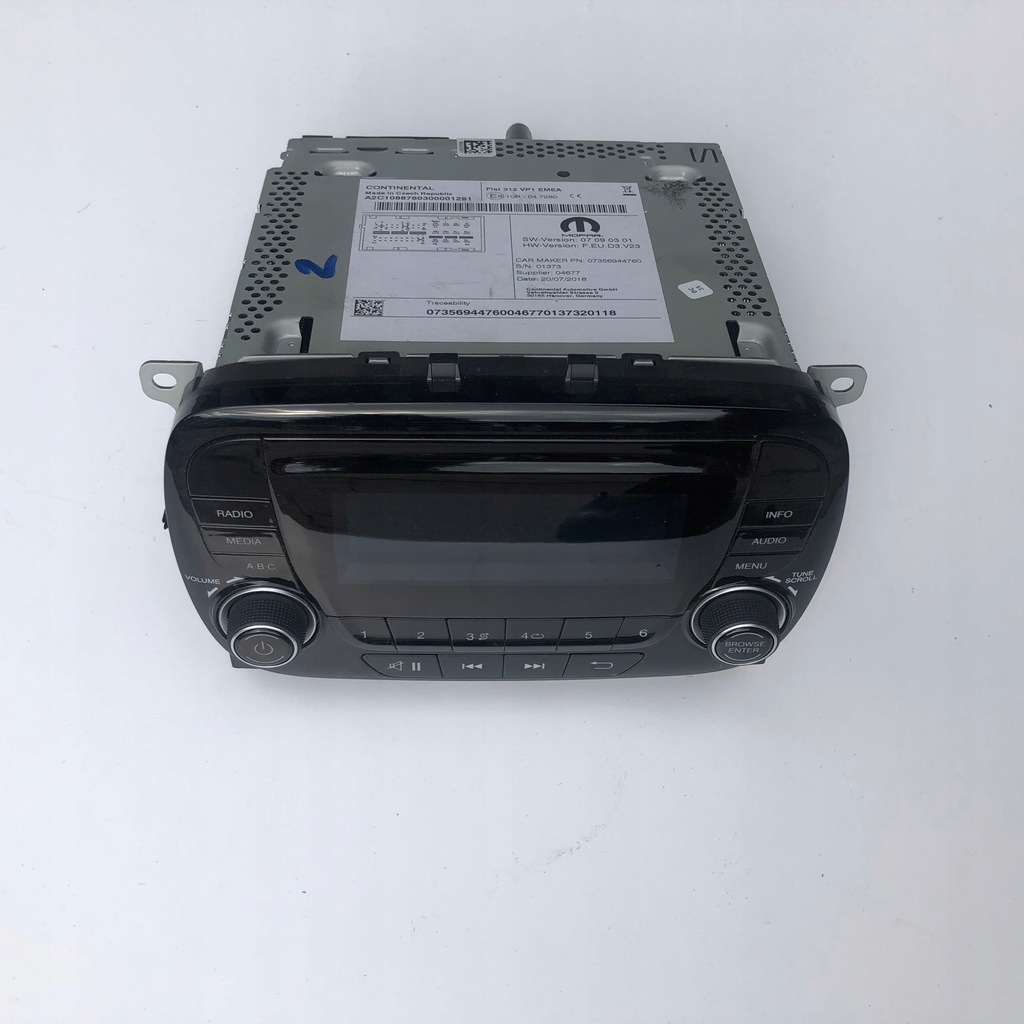 фото №1, Fiat 500 lift радио 2018r