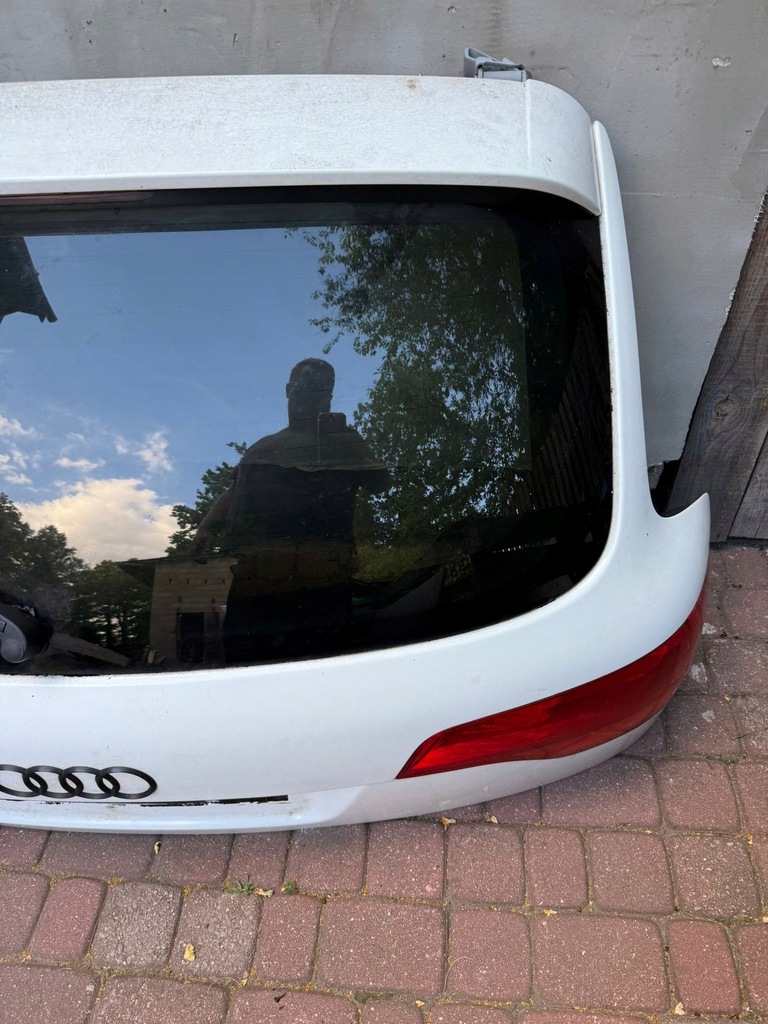 фото №7, Кришка багажника задня задня з скло audi q7 4l білий s-line спойлер