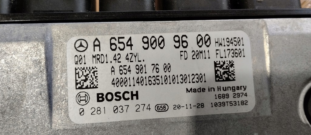 фото №7, Бортовий комп'ютер блок керування mercedes glb x247 2.0 a6549009600