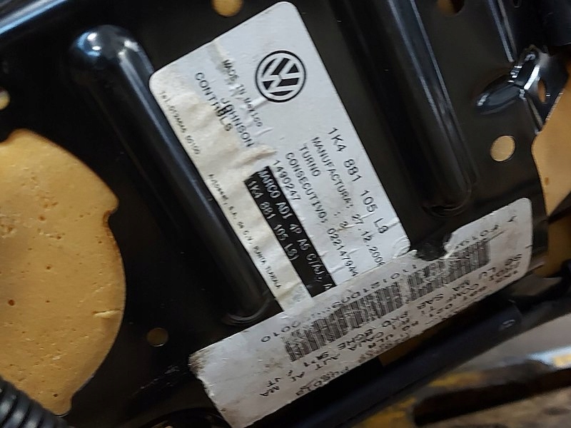 фото №14, Сидіння лівий водія правий пасажира заднє сидіння vw jetta v mk5 1k golf v plus