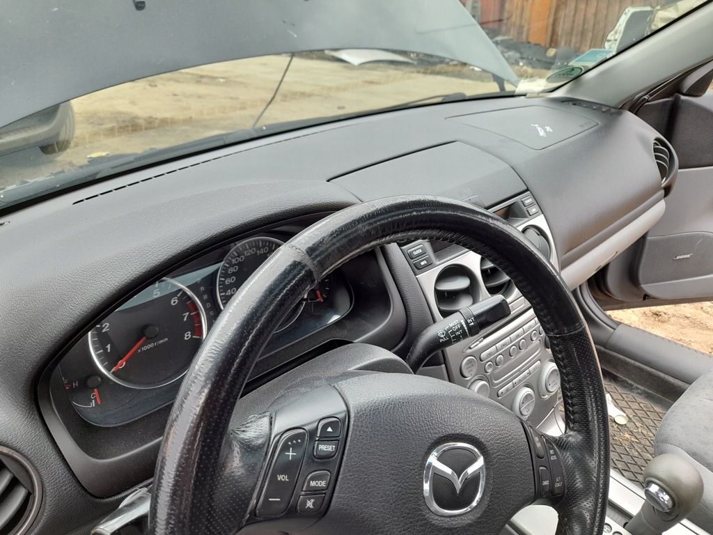 фото №11, Mazda 6 воздуховод кожа multi многофункциональный трёхспицевая подушка безопасности водителя