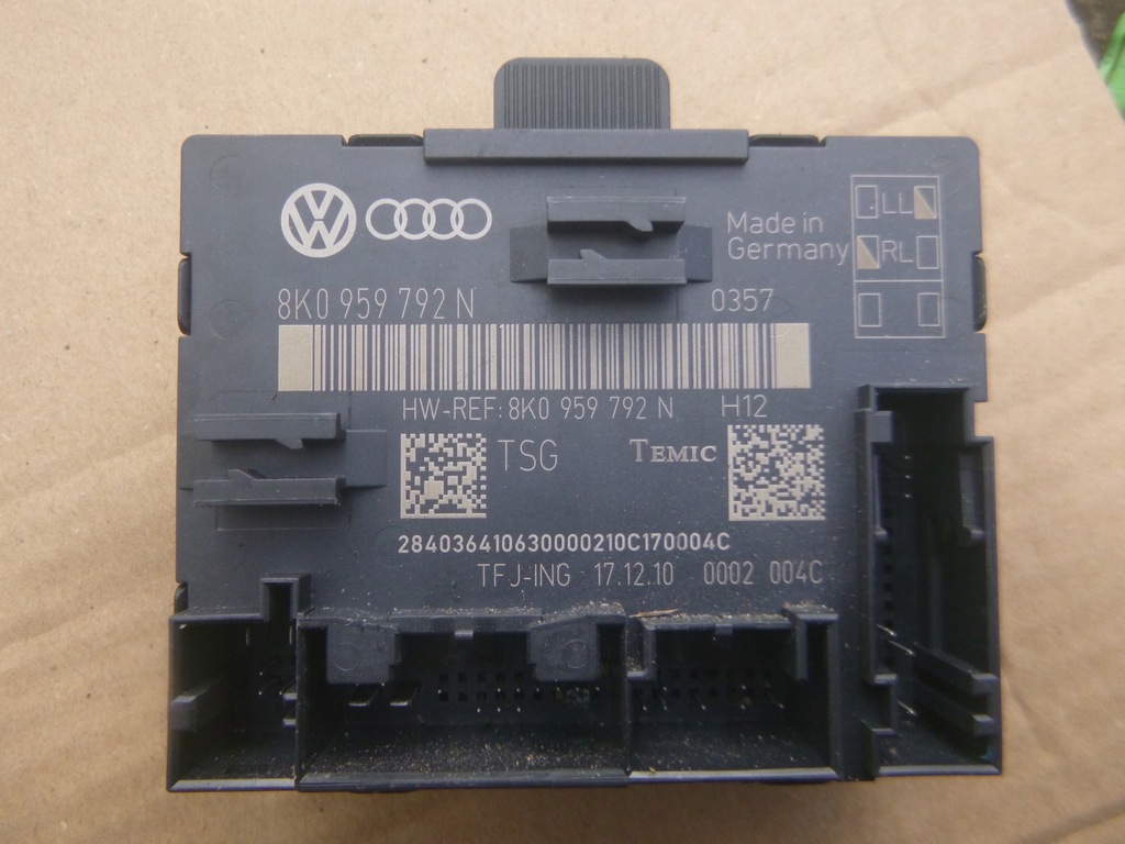 фото №1, Модуль блок керування двері audi q5 8k0959792n