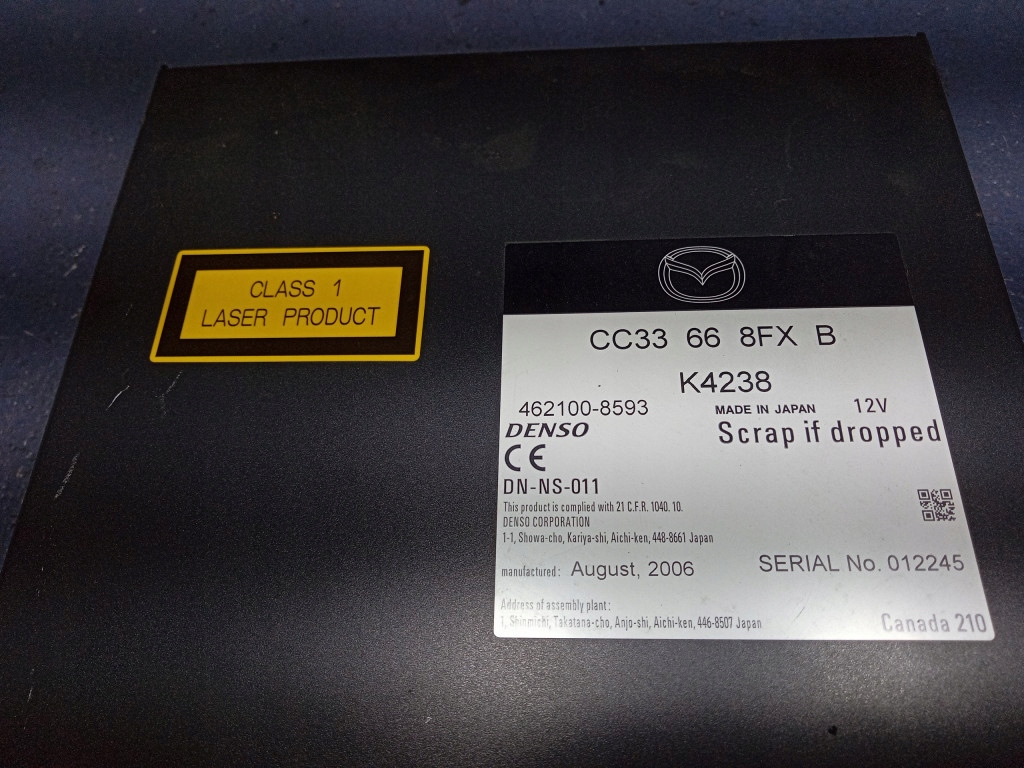 фото №6, Mazda 5 i cr считыватель navi навигация cc33668fxb