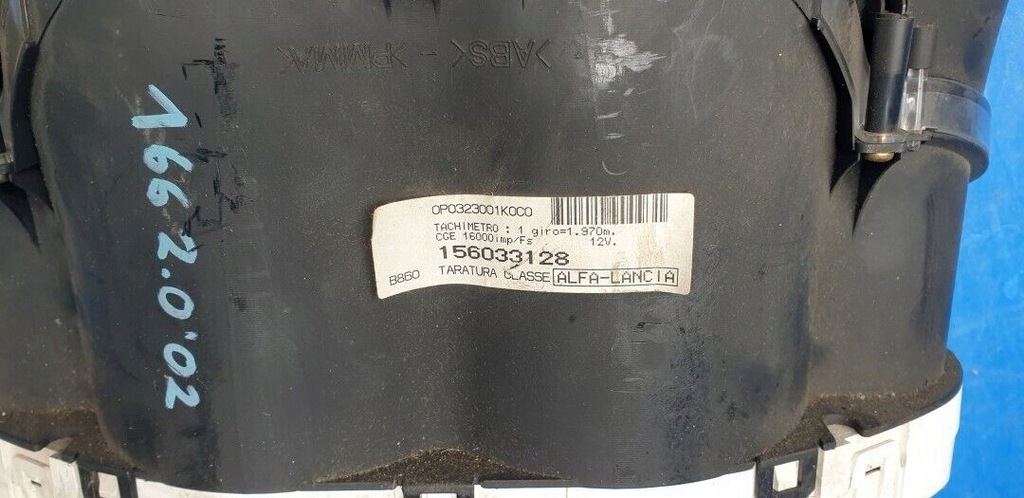 фото №6, Лічильник прилади alfa romeo 166 2.0 156033128