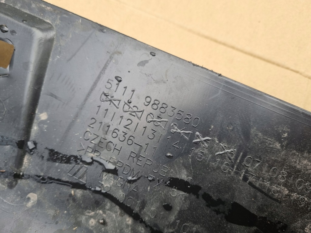 фото №8, Bmw x1 u11 спойлер бампера перед