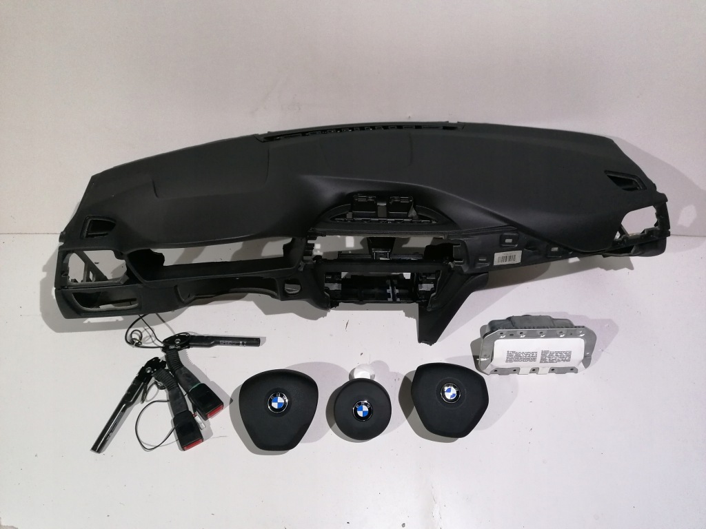 фото №1, Bmw 4 f32 f33 f36 панель приладів консоль подушка безпеки натягувачі