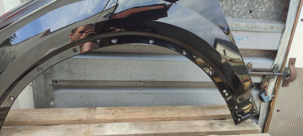 Крыло  aluminiowy левое  перед передний audi q7 4m 12.19r- рестайлинг  l041 Доставка