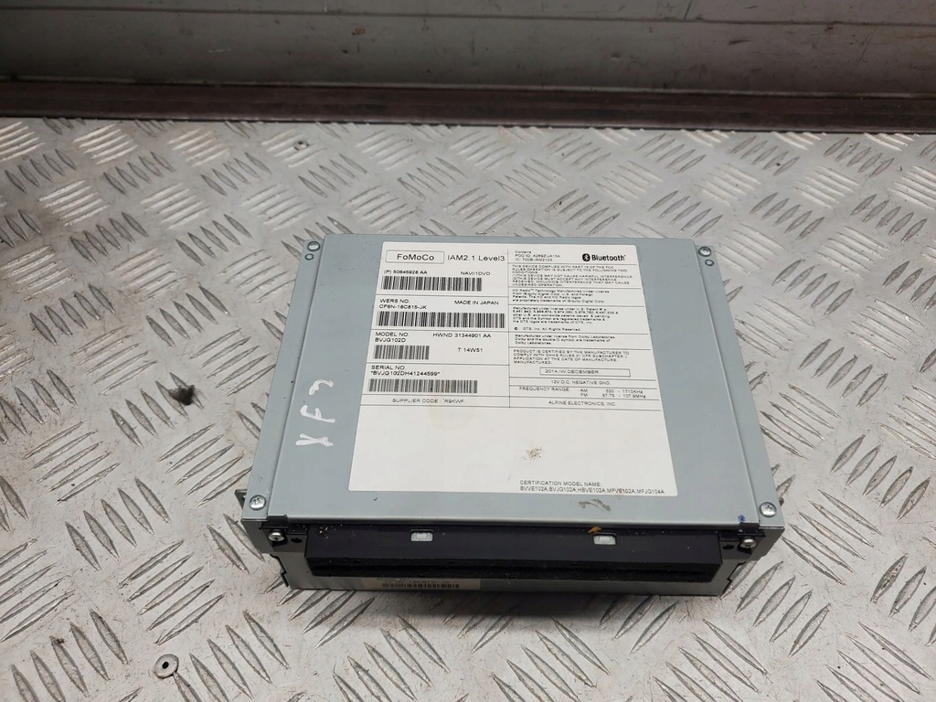 фото №1, Jaguar xf cf6n18c815jk автомагнитола