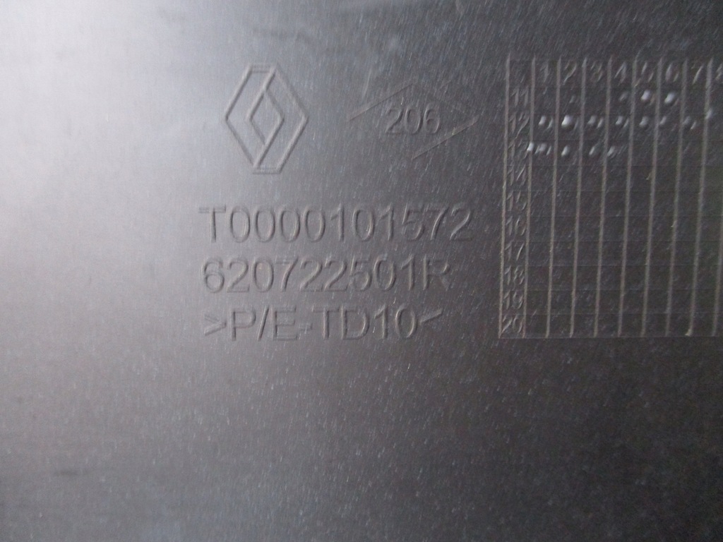 фото №3, Накладка бампера перед renault scenic iii lift no