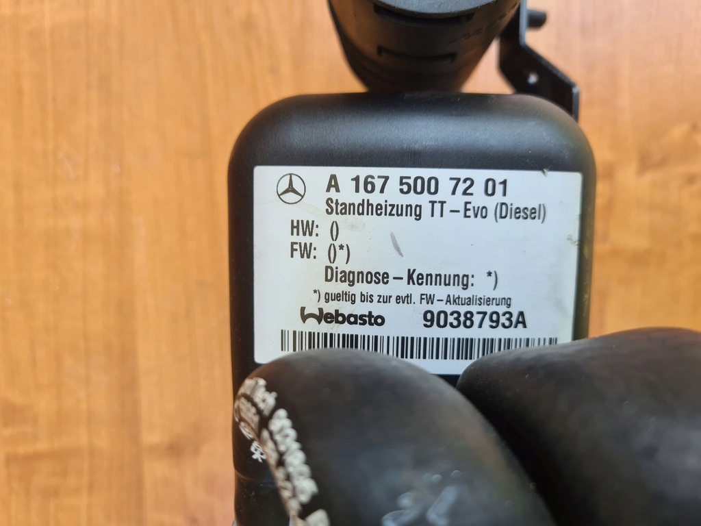 фото №12, Webasto mercedes a1675007201 w167 gle evo дизель