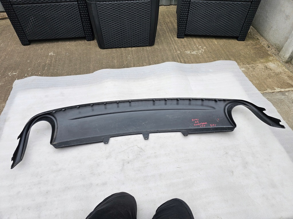 фото №11, Audi a5 sportback спойлер накладка бампера задняя 8t8807521a