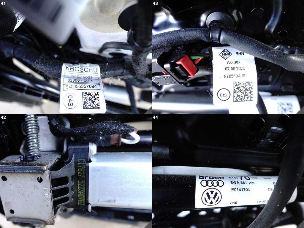 фото №12, Audi s3 a3 s-line sportback 8y0 20- комплект сидений czarna кожа перед задняя