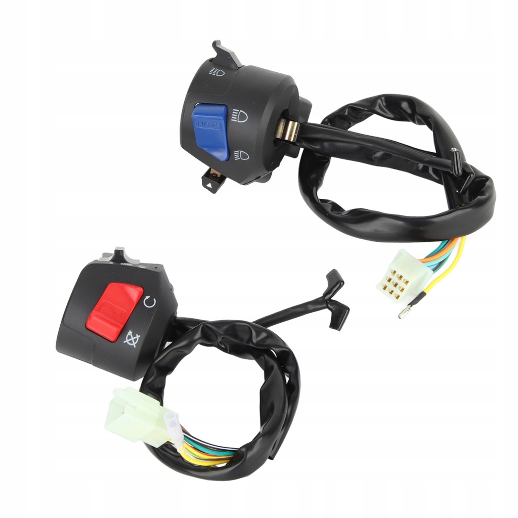 фото №6, 1 пара мотоцикл 7/8 cala w левая i правый воздуховод переключателя уголок by