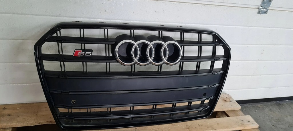 фото №1, S6 c7 4g lift решётка радиатора решётка радиатора бампера black pod камера 4g0853653m