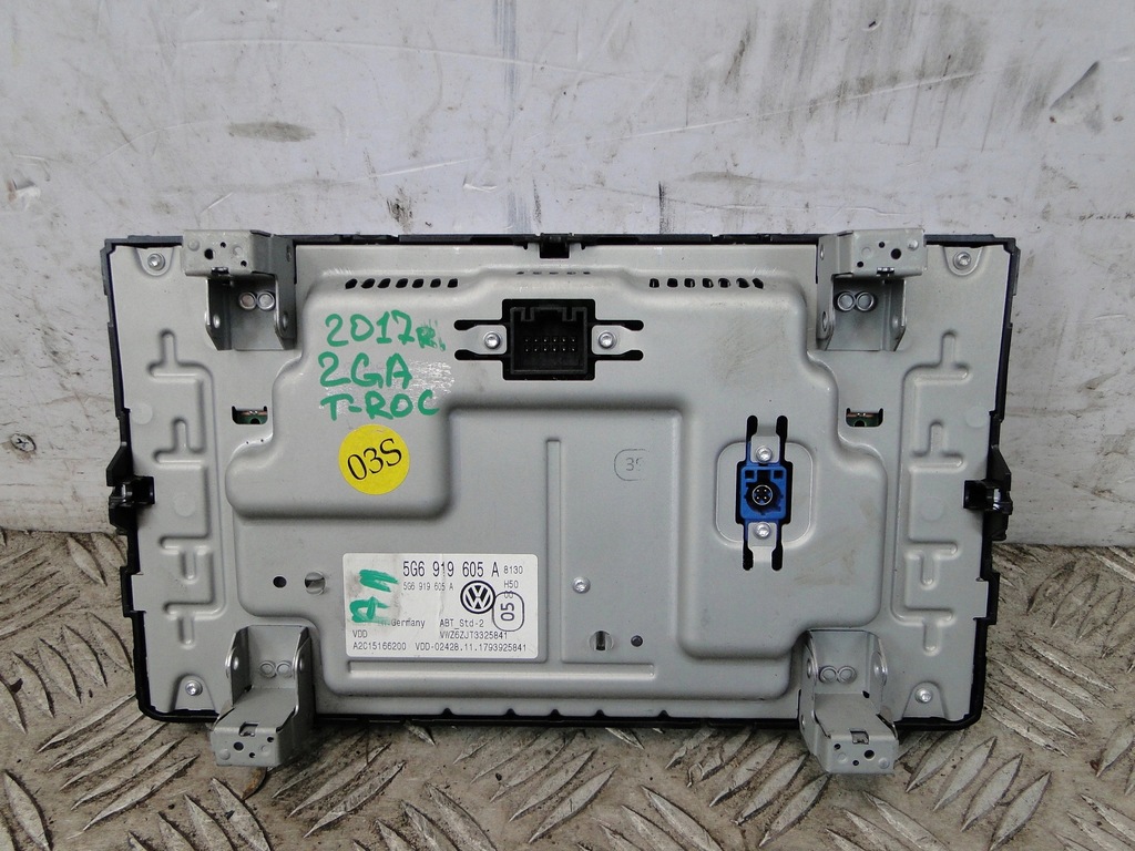 фото №5, Радио экран navi vw t-roc 2ga 5g6919605a