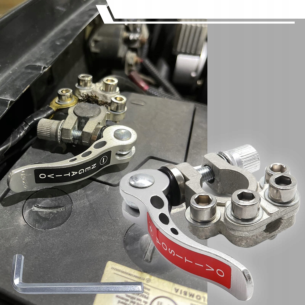 4x клеммы do аккумулятор суппорты универсальные 2szt подходят do aku 6v i 12v с Разборки