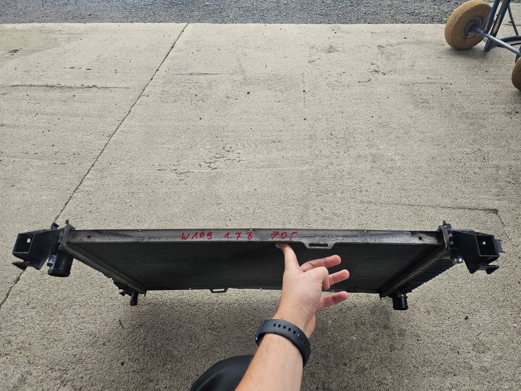 фото №11, Mercedes a-klasa w169 1.7 радиатор wody a1695001803