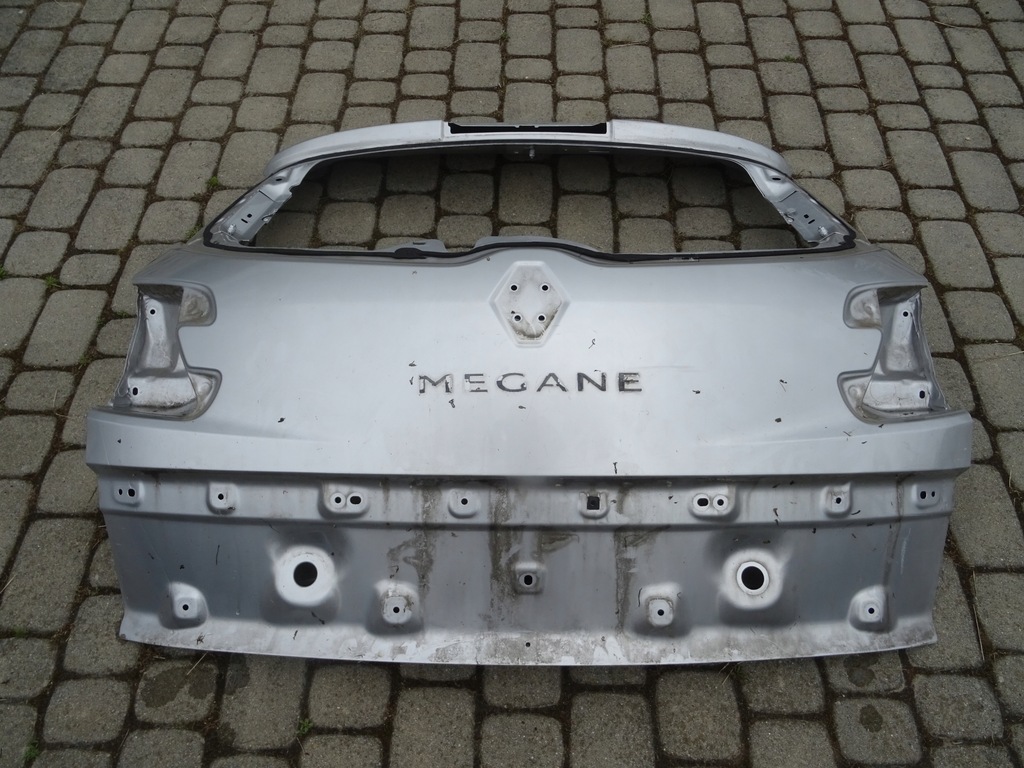 фото №1, Renault megane iii kombi крышка багажника задняя серебристая