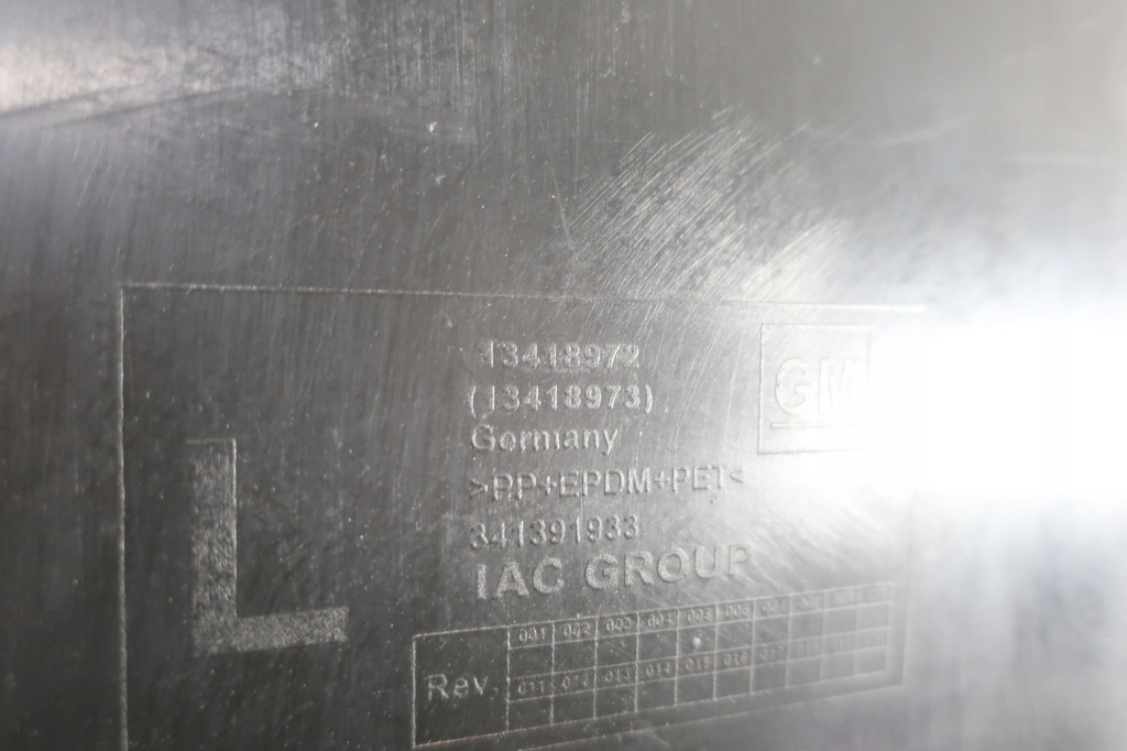 фото №4, Підкрилок захист колеса opel cascada ліва оригінал