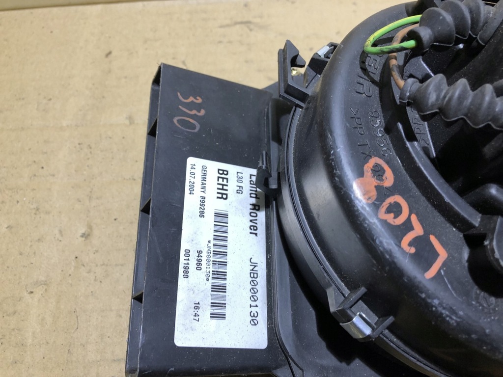 фото №3, Вентилятор обдув повітродувка range rover iii l322 jnb000130