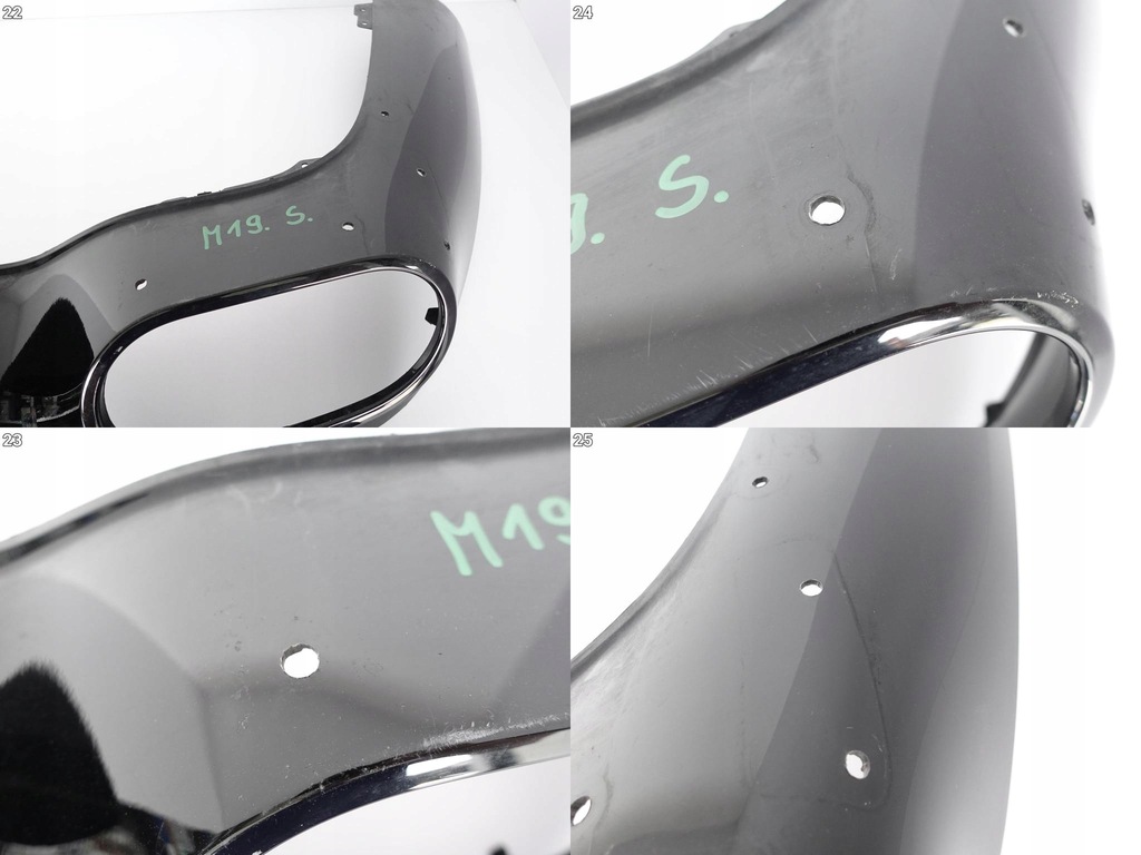 фото №11, Mercedes cla c118 35 amg 19- спойлер w бампер задняя