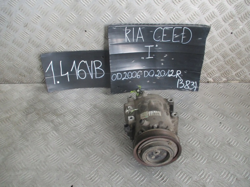 фото №9, Компрессор кондиционера kia ceed i 1.4 b 06-12r f500-an8aa03