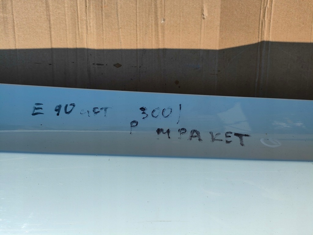 фото №11, Bmw e90 m-pakiet молдинг поріг права alpinweiss