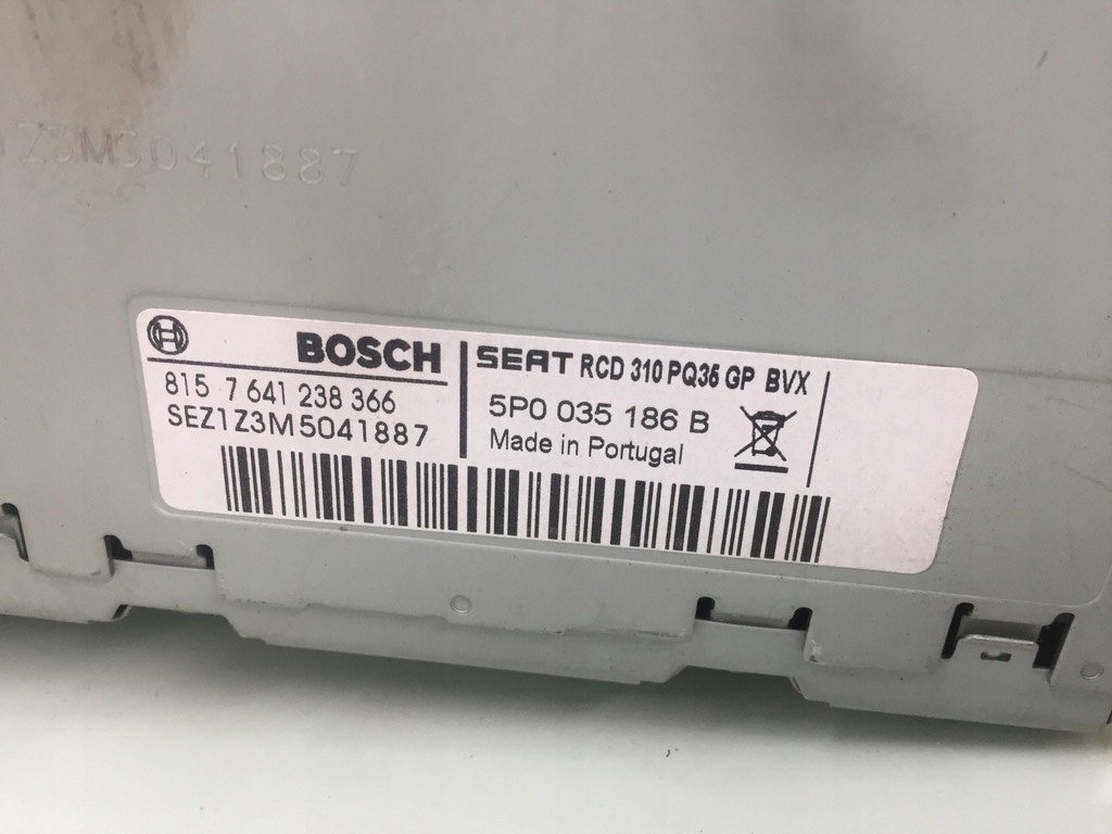 фото №4, Leon ii lift радио cd заводской 5p0035186b