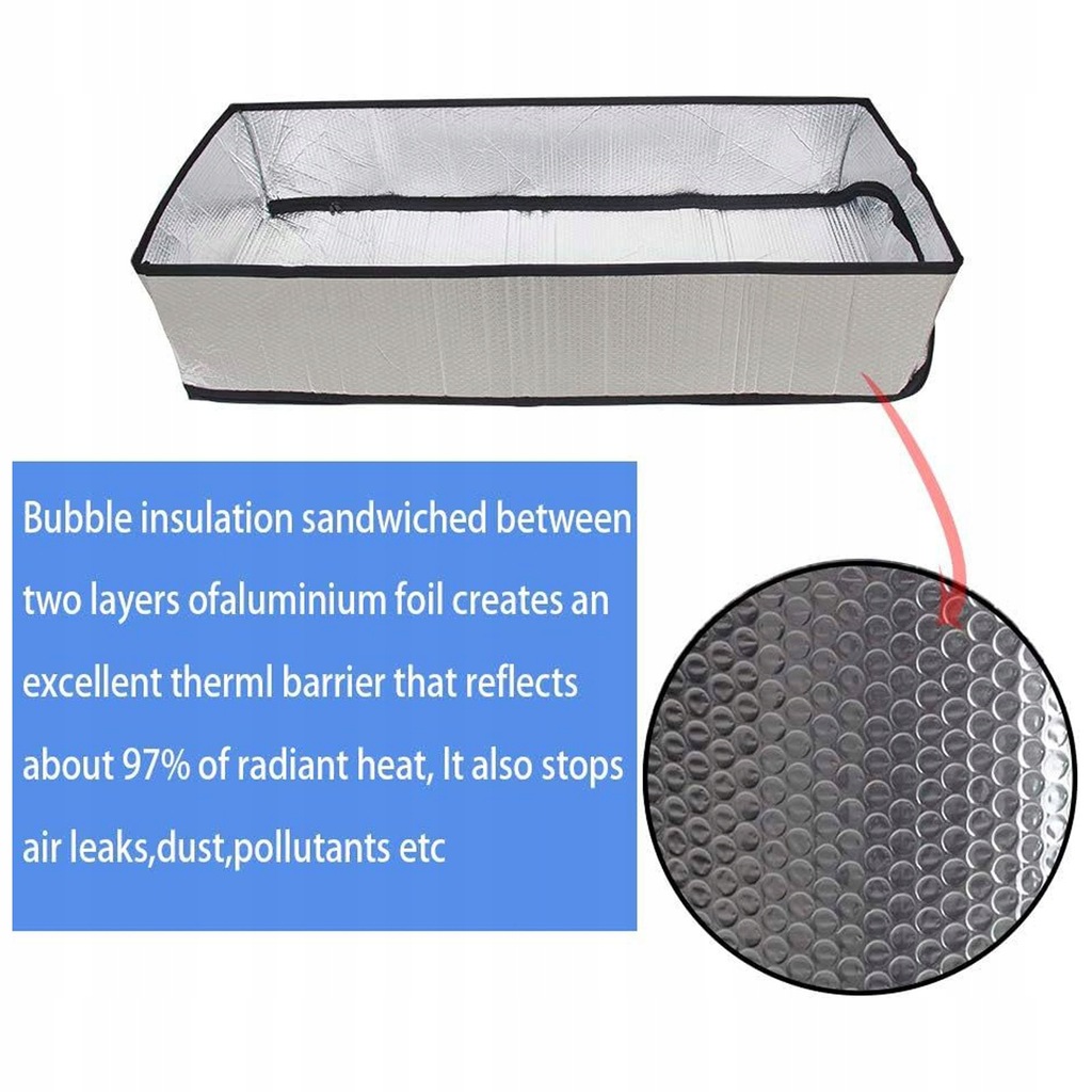 фото №9, Защита тепловая ze алюминий 140x67cm