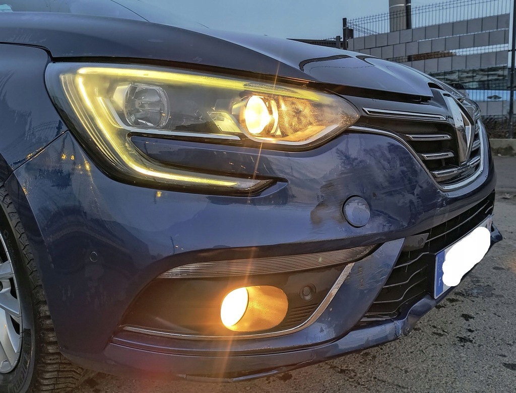 Фара фара левая правый  обычная+ led renault megane iv модуль блок розжига с Разборки