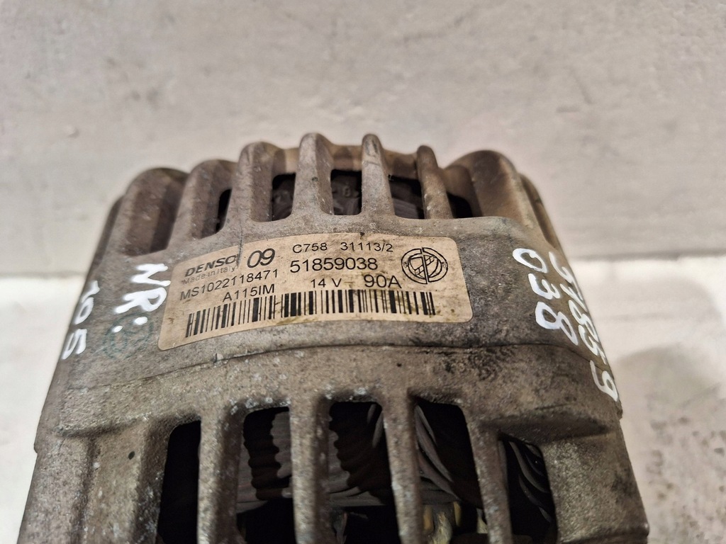 фото №7, Генератор 51859038 fiat stilo 1.4 16v 03-