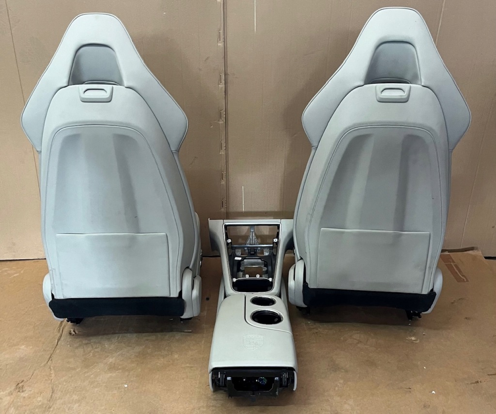 фото №10, Idealne kpl сиденья + модули + шторка porsche panamera 971 kreide 1