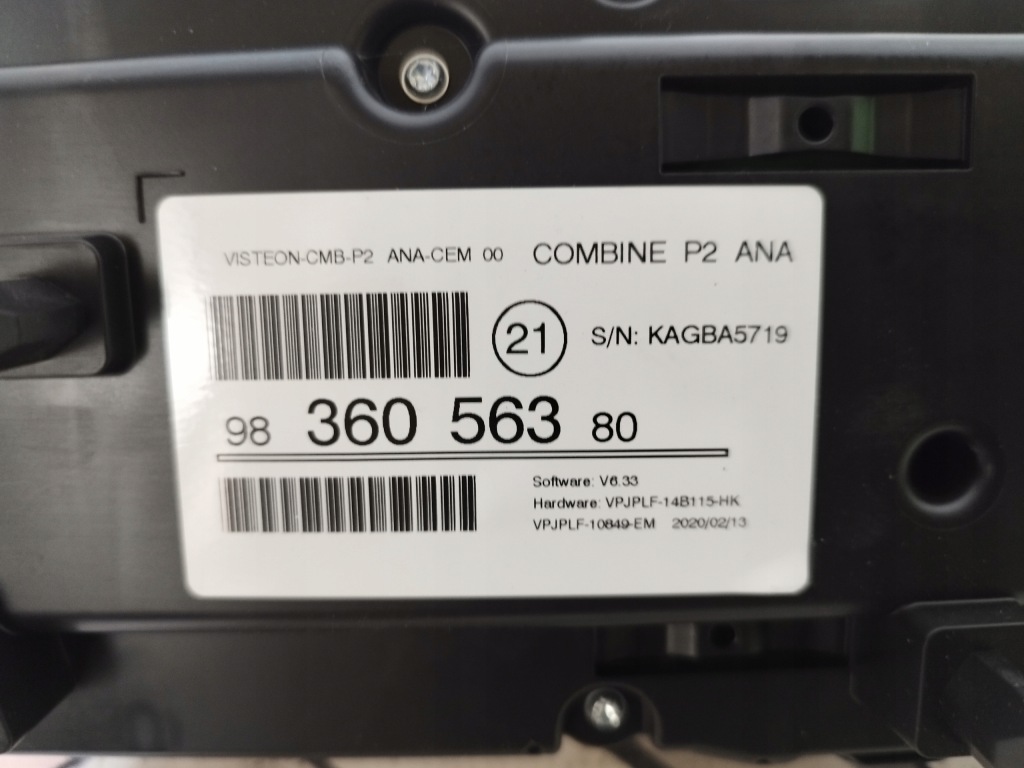 фото №6, Счетчик приборы peugeot 208 ii 2008 ii оригинал 9836056380