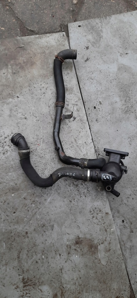 фото №1, Корпус термостата трубки jaguar xj g4d3-3575-ad