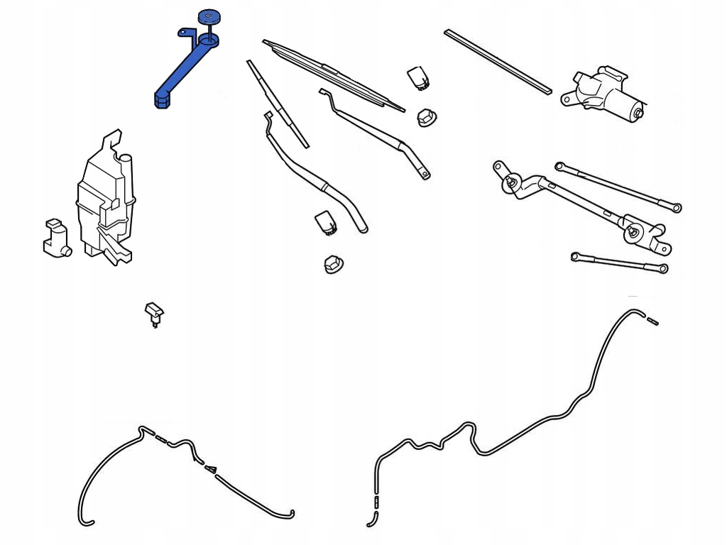 фото №2, Nissan rogue 2017-2020 бак распылителя 289154ba0a
